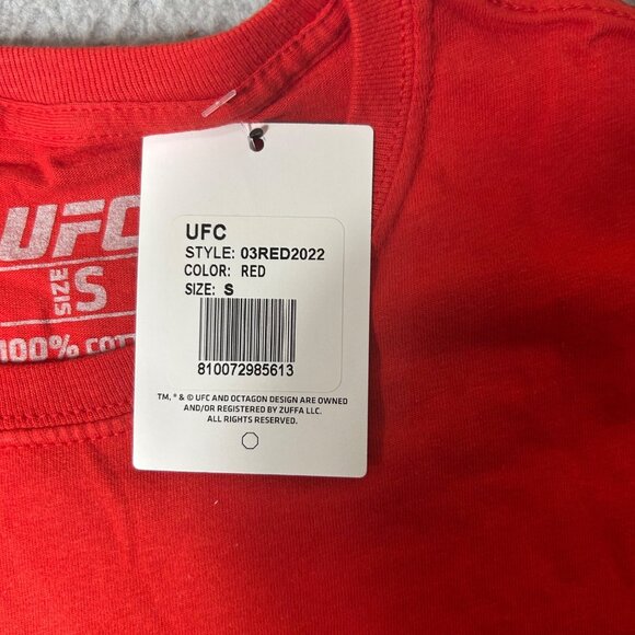 UFC Valentina Shevchenko Tee Womens S Red "Bullet" Graphic‎ T Shirt Cotton - Picture 6 of 7